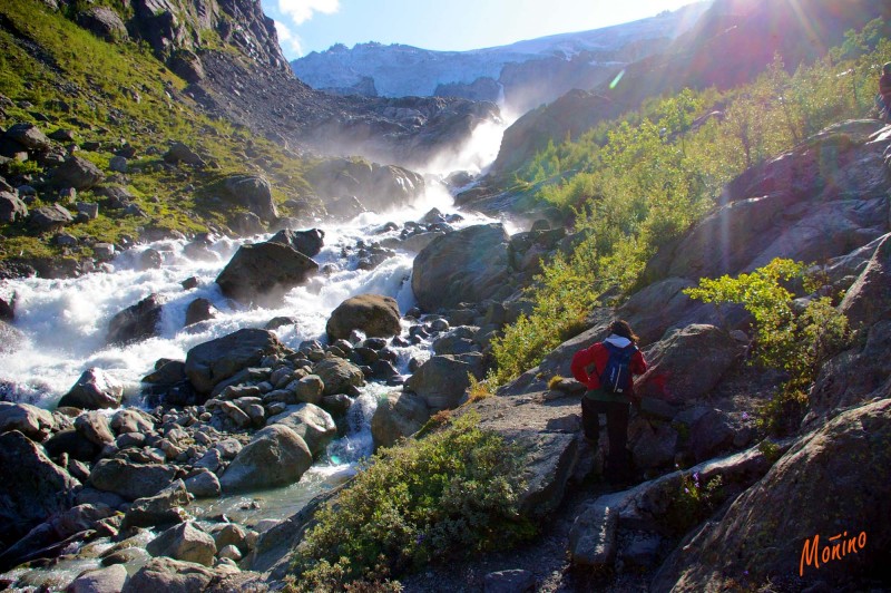 Ascenso al glaciar