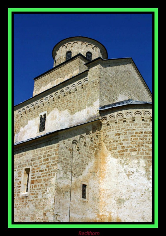 Perspectiva del monasterio de Sopocani