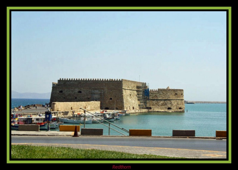 Vista de la fortaleza veneciana de Herakleon