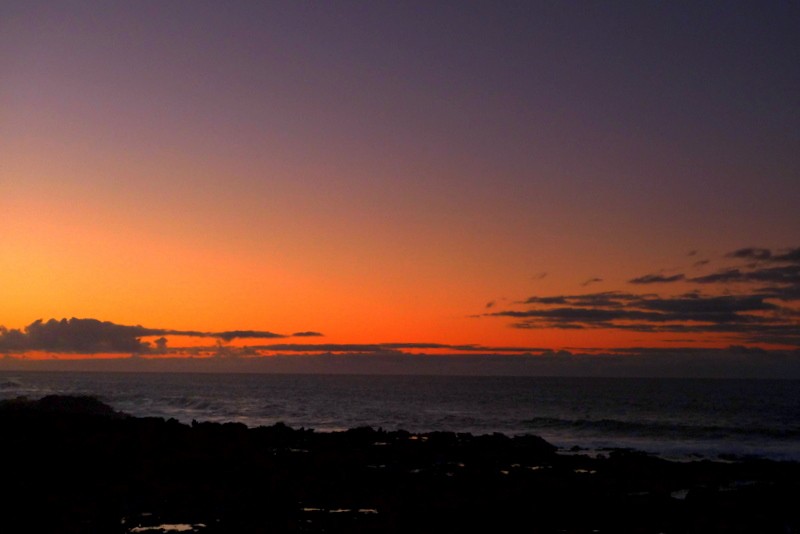 ocaso en Famara