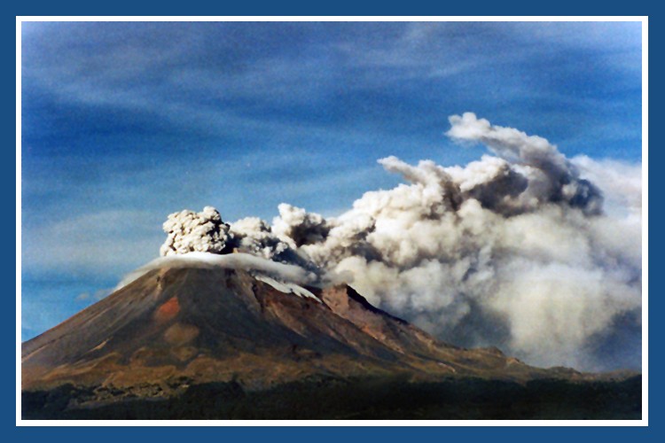 volcan popocatepetl en actividad
