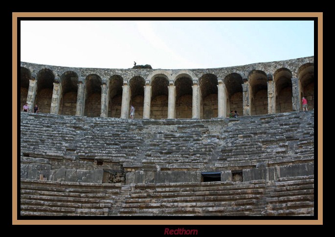 Gradas del teatro de Aspendos