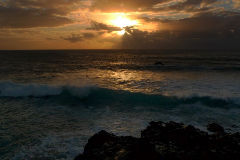 ocaso en el Golfo