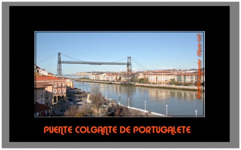 Puente Colgante (fotografa dedicada por Campeador a Isabel Forero)