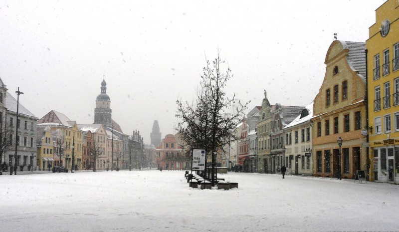 Invierno en Cottbus, Alemania