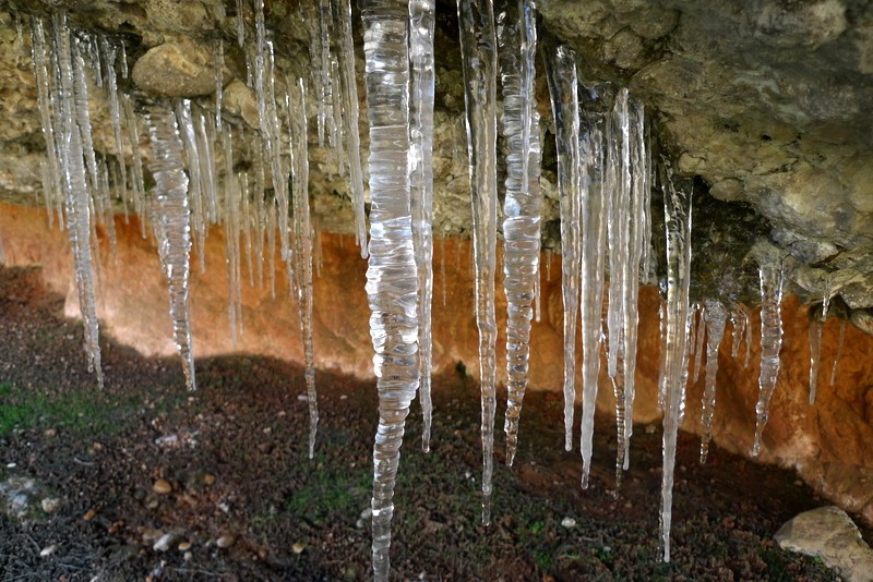 estalactitas de agua