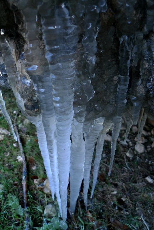 columnas de hielo