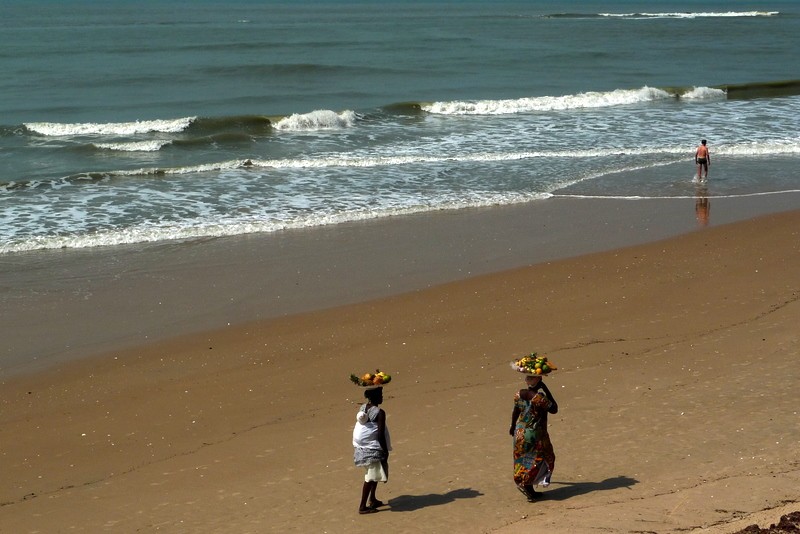 fruteras en la playa