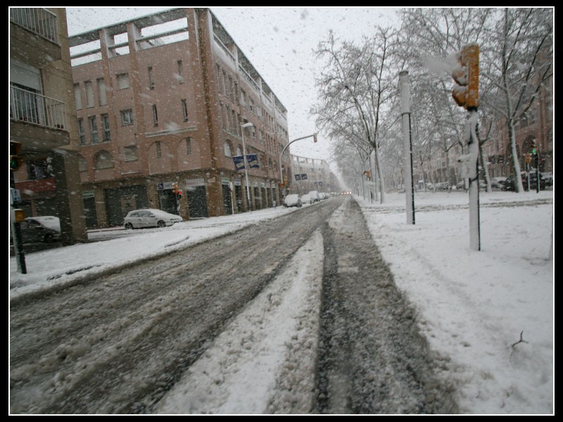 calles nevadas