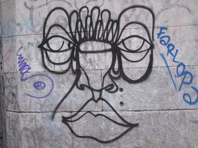 grafiti rostro