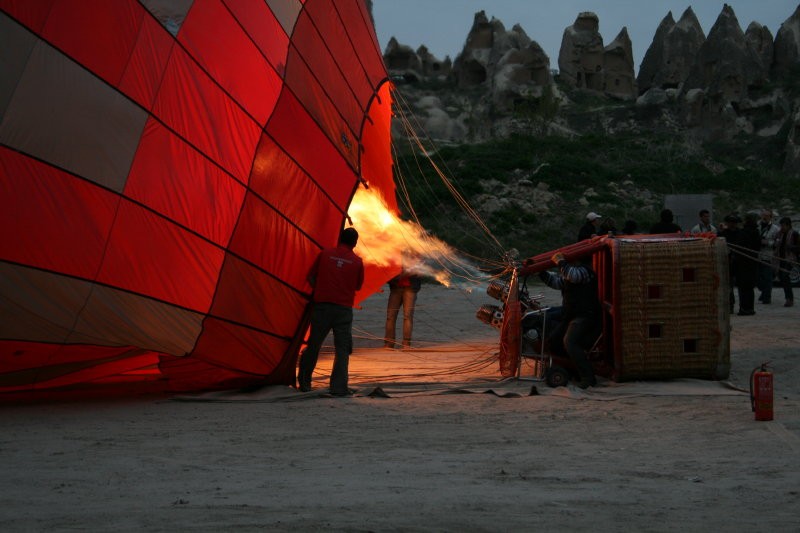 Amanecer en Cappadocia