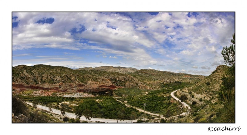 elche 35 panoramica de la sierra ( 6 fotos en vertical )