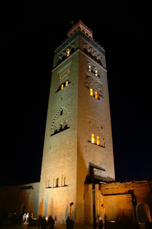 Mezquita de Koutoubia. Nocturno