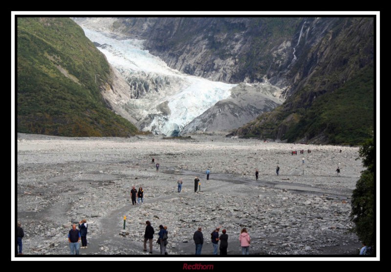 Deambulando cerca del glaciar