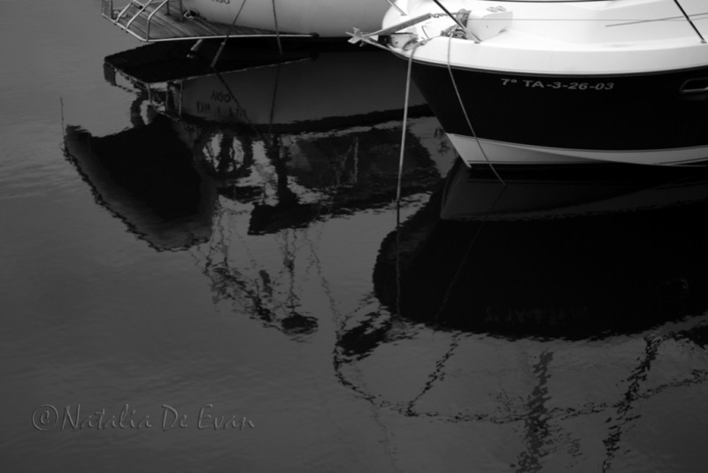 reflejo barcos