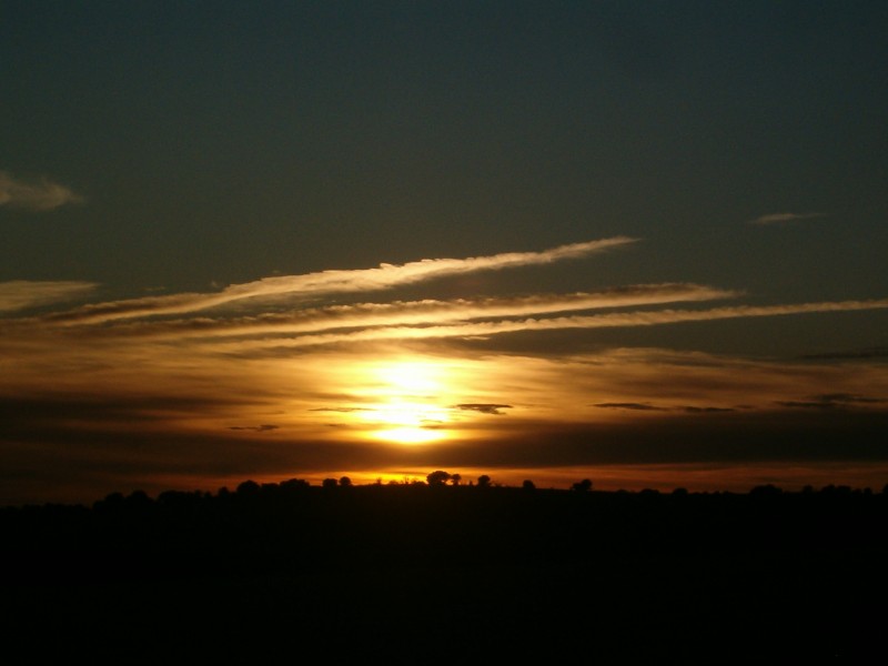 Puesta de sol en Almenara