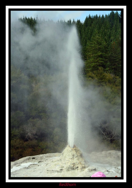 Geyser a pleno rendimiento