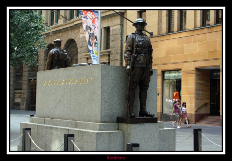 Monumento a los soldados australianos muertos en la 1 guerra mundial