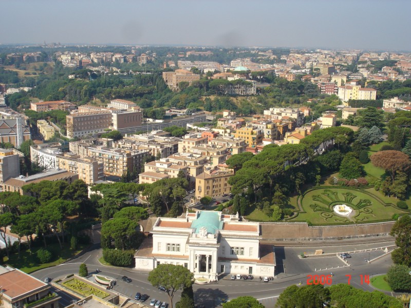 roma desde la cupula del vaticano