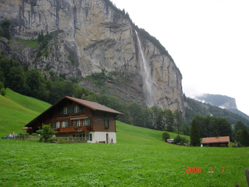 De cuento en Lauterbrunnen