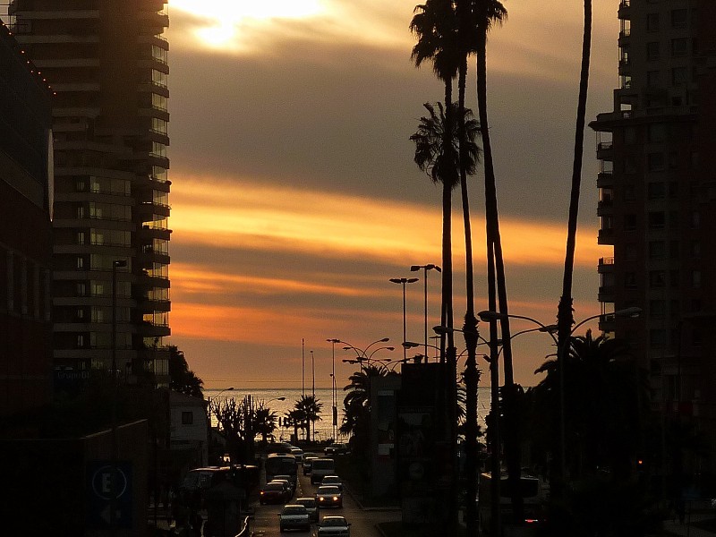 Atardecer en la ciudad