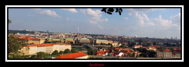 Vista de Praga desde la colina del Castillo