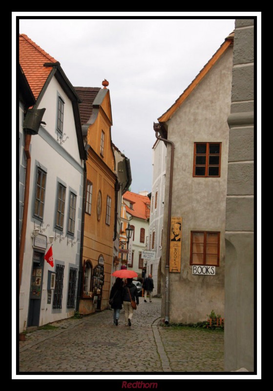 Las sinuosas calles de C. Krumlov