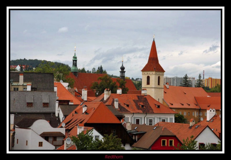 Una vista de C. Krumlov