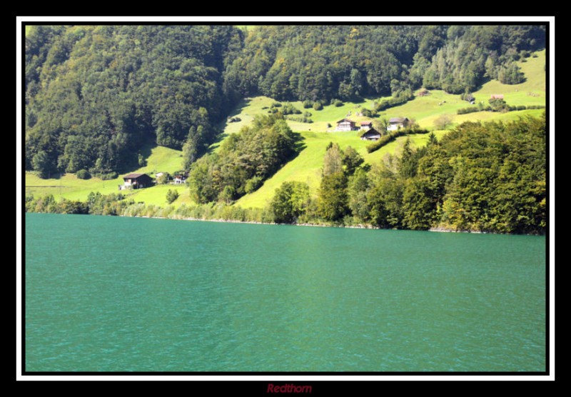 Arrimados a la orilla del lago