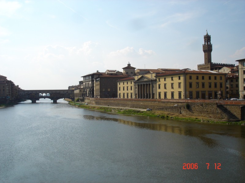 El Arno y Ponte Vechhio