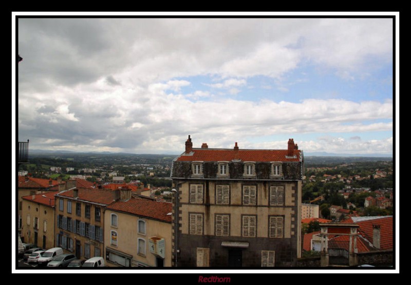 Vista de la vieja ciudad de Thiers