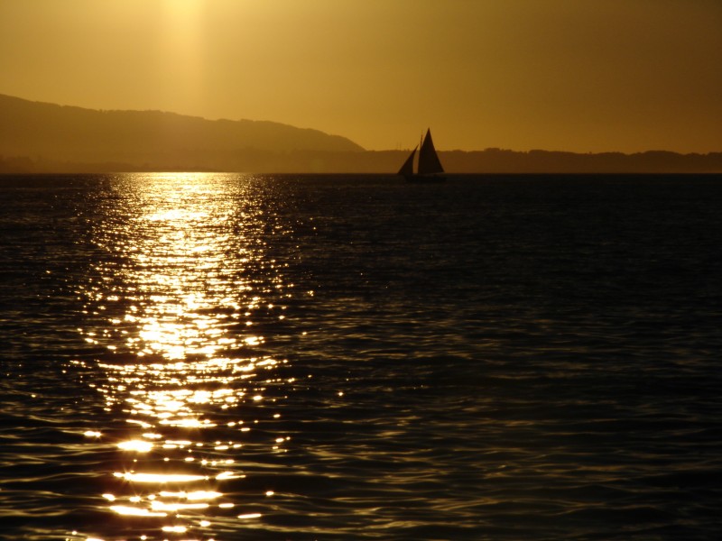 Atardecer en Lago Villarrica