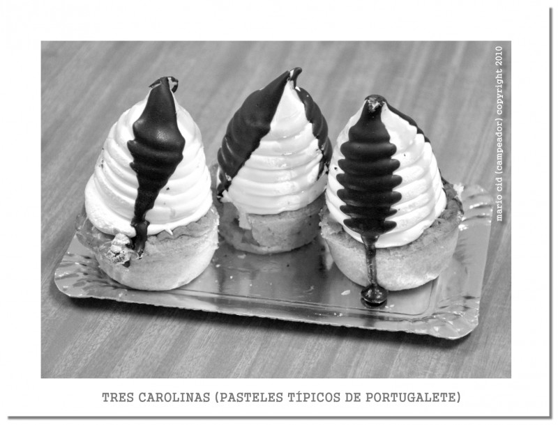 Tres Carolinas (pasteles tpicos de Portugalete)