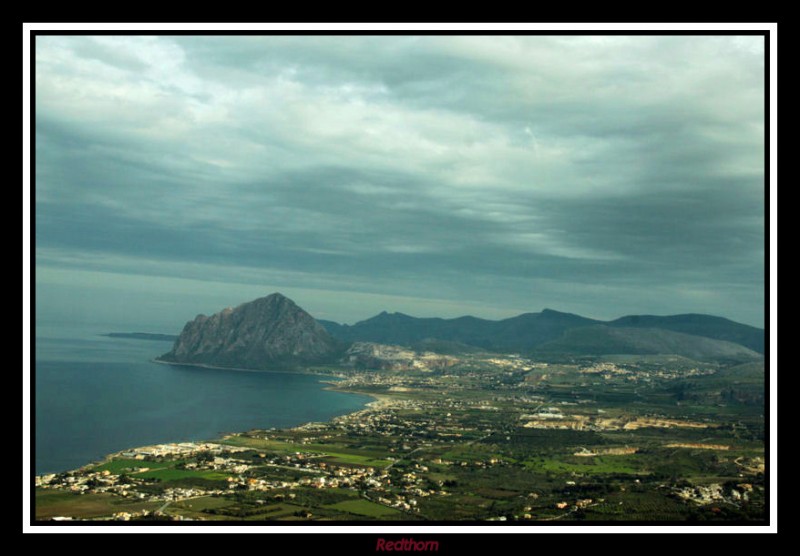 La costa siciliana en Segesta