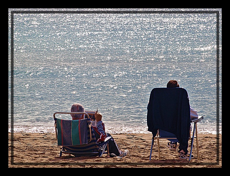 mirando al mar