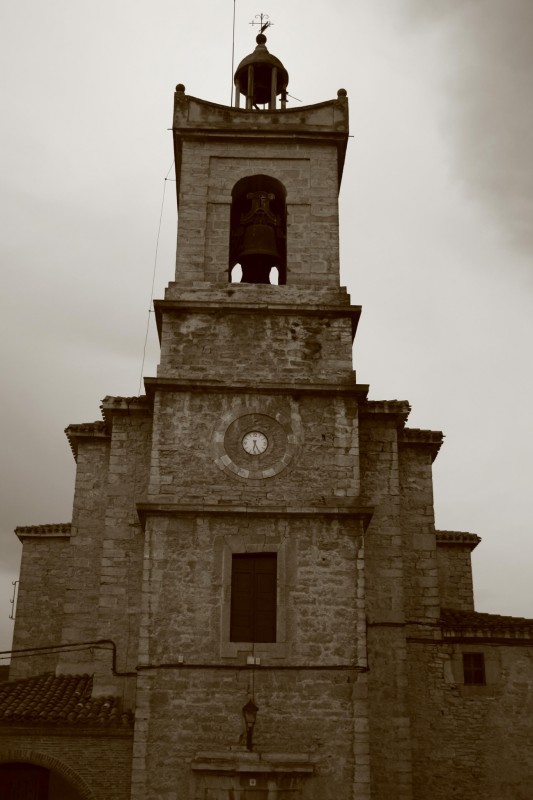 campanario de la iglesia de Ibero