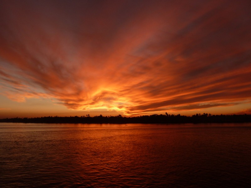 ocaso de fuego