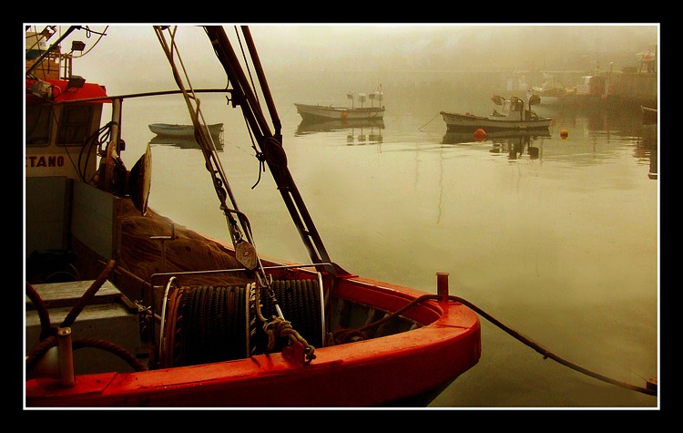 Niebla Puerto de Ceuta