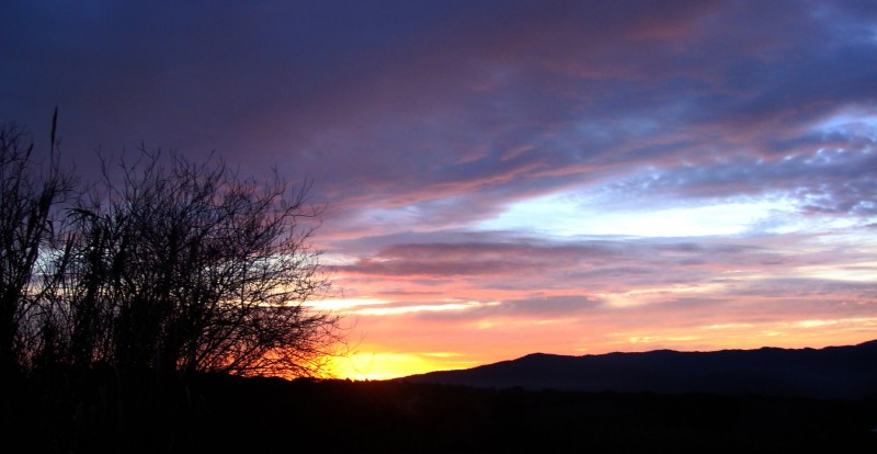 Amanecer rojo