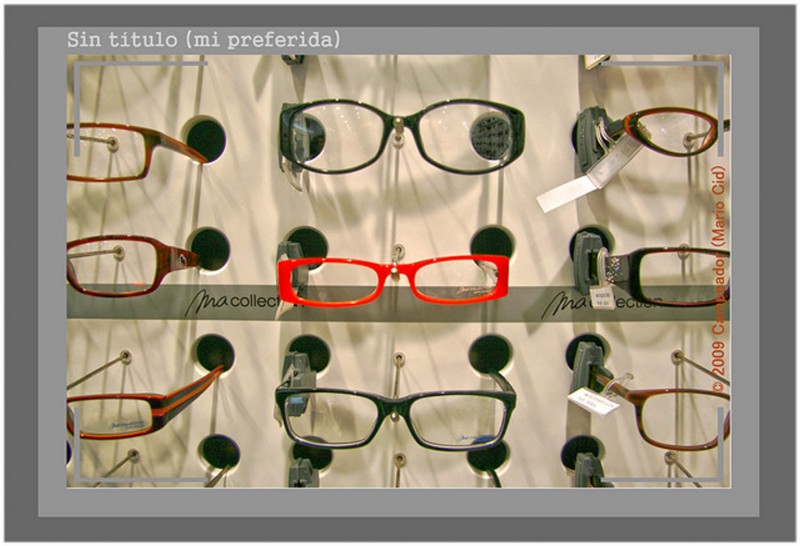 Sin ttulo (mi preferida) - Gafas de color rojo