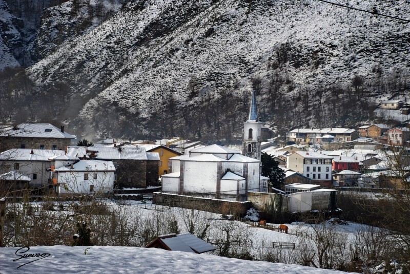 pueblo nevado