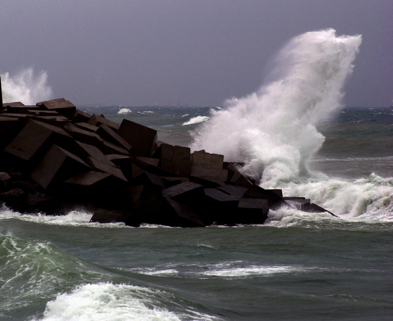 tormenta en el Estrecho