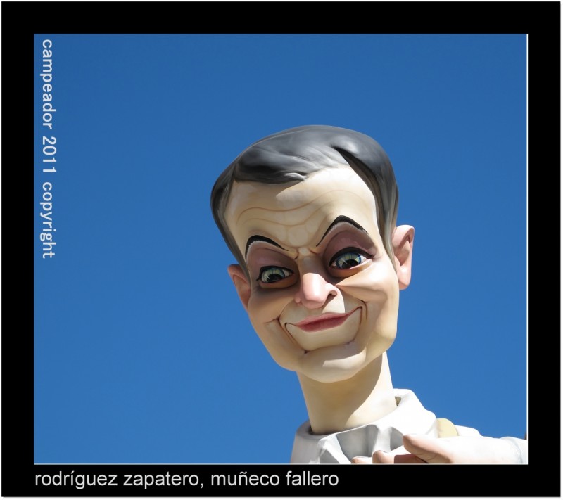 Rodrguez Zapatero, mueco fallero