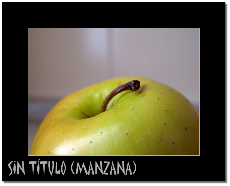 Sin ttulo (Manzana). Untitled (Apple). Fotografa: Campeador.