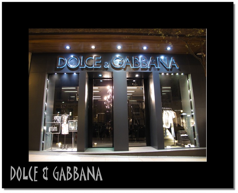 Escaparate de Dolce & Gabbana