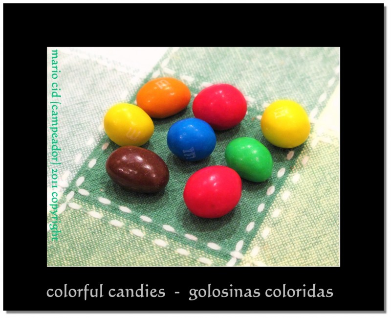 GOLOSINAS COLORIDAS  -  COLORFUL  CANDIES (M&M\'s)