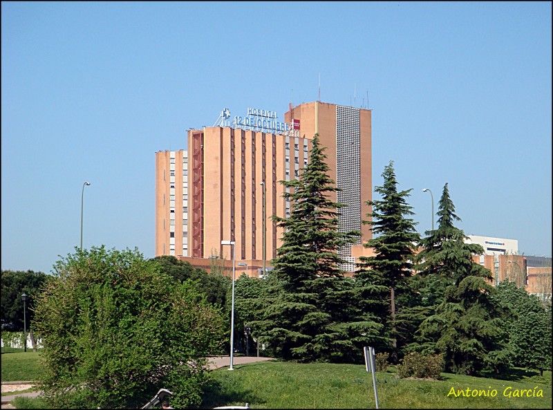 Vista del Hospital 12 de octubre