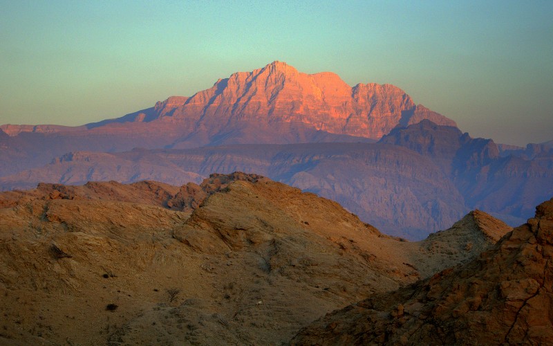 Un atardecer en los Andes