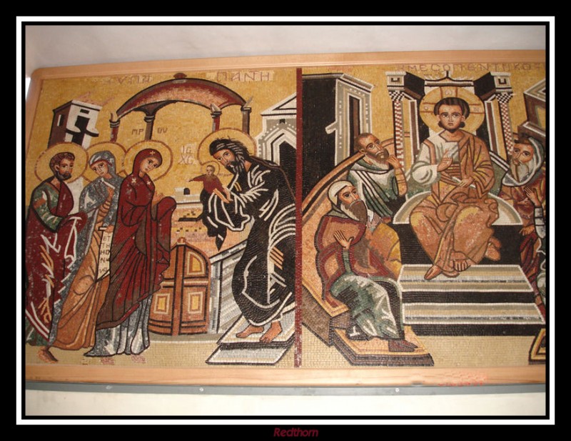 Mosaico iglesia bizantina