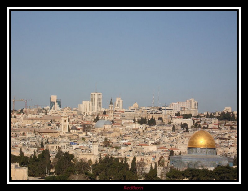 Vista de Jerusalem desde el monte de los Olivos